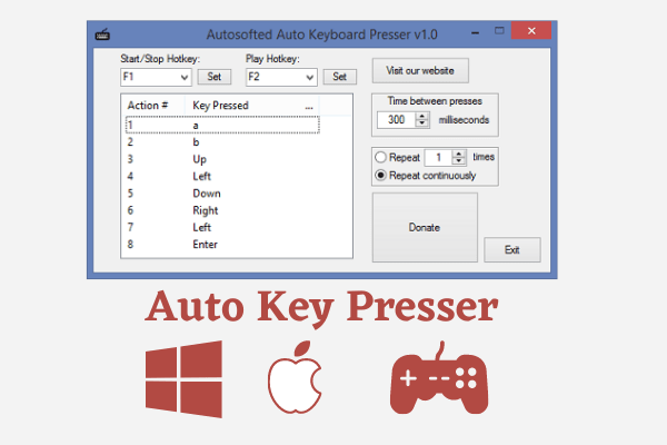 free auto clicker keyboard